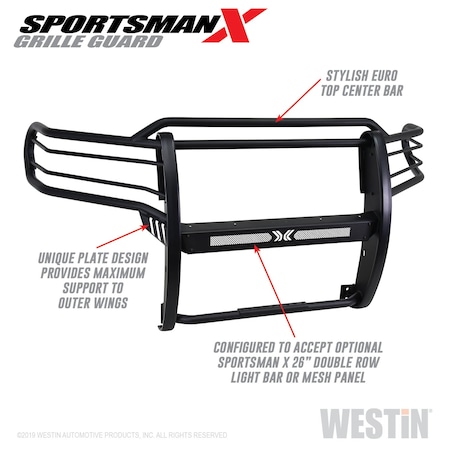 Westin Sportsman X Grille Guard 40-33705